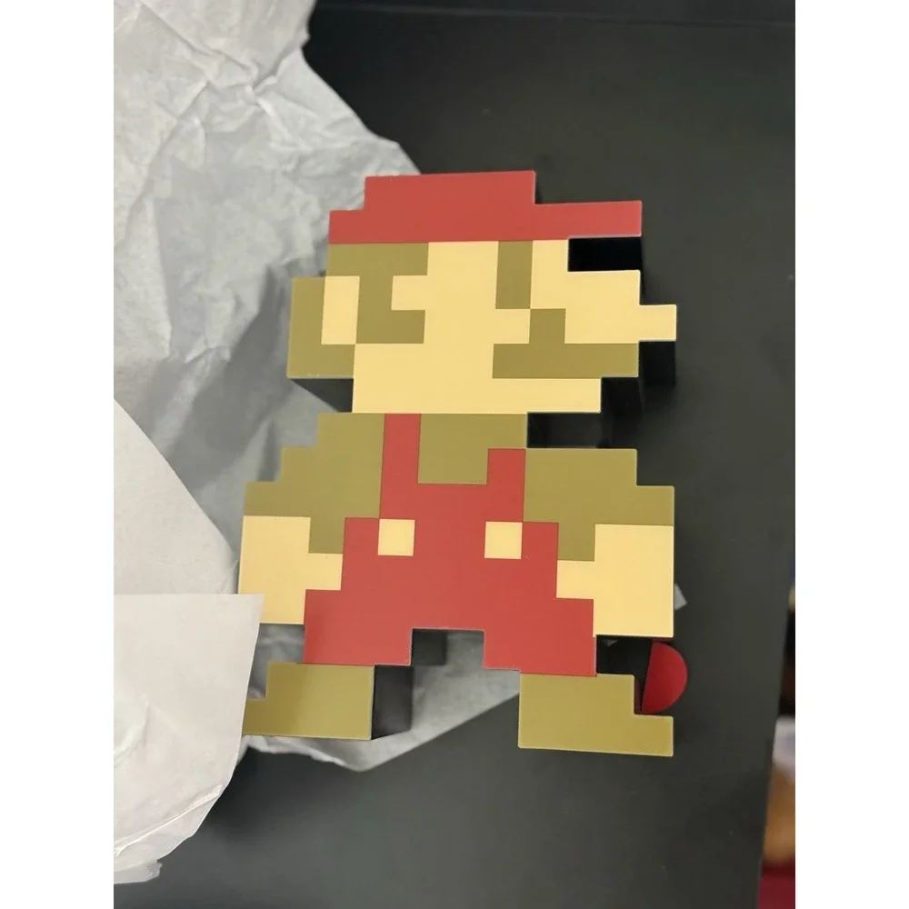 New Paladone Nintendo Block Super Mario Bros Light Lamp &‎ 5 Sounds Video Game